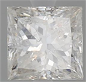 Natural Diamond 1.31 Carats, Princess with  Cut, I Color, I1 Clarity and Certified by IGI