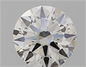 Natural Diamond 0.50 Carats, Round with Excellent Cut, F Color, SI1 Clarity and Certified by GIA
