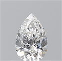 Natural Diamond 0.51 Carats, Pear with  Cut, F Color, VS2 Clarity and Certified by GIA