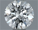 Diamante Natural 0.61 quilates, Redondo , Color F, claridad VS2 y certificado IGI