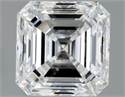 Natural Diamond 1.72 Carats, Asscher with  Cut, D Color, VS1 Clarity and Certified by GIA