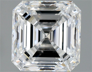 Foto Diamante Natural 1.72 quilates, Asscher , Color D, claridad VS1 y certificado GIA de