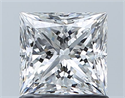 Natural Diamond 1.02 Carats, Princess with  Cut, E Color, VVS2 Clarity and Certified by GIA