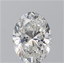 Natural Diamond 0.90 Carats, Oval with  Cut, G Color, SI2 Clarity and Certified by GIA