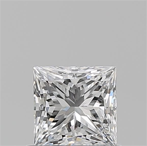 Picture of Natural Diamond 0.70 Carats, Princess with  Cut, E Color, VS2 Clarity and Certified by GIA