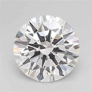 Picture of Lab Grown Diamond 2.78 Carats, Round with Ideal Cut, D Color, IF Clarity and Certified by IGI