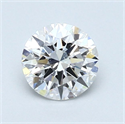 Diamante Natural 0.80 quilates, Redondo , Color E, claridad SI1 y certificado GIA