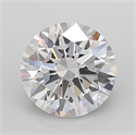 Lab Grown Diamond 4.07 Carats, Round with Ideal Cut, E Color, VVS2 Clarity and Certified by IGI