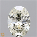 Natural Diamond 2.01 Carats, Oval with  Cut, L Color, I1 Clarity and Certified by GIA