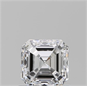 Diamante Natural 0.90 quilates, Asscher , Color D, claridad VS1 y certificado GIA