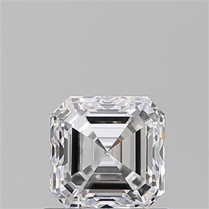Picture of Natural Diamond 0.90 Carats, Asscher with  Cut, D Color, VS1 Clarity and Certified by GIA