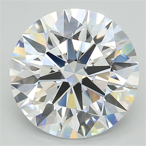 Picture of Lab Grown Diamond 5.04 Carats, Round with Ideal Cut, D Color, VVS1 Clarity and Certified by IGI