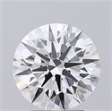 Lab Grown Diamond 3.02 Carats, Round with Ideal Cut, D Color, VVS2 Clarity and Certified by IGI