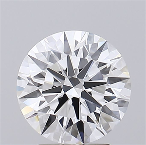 Picture of Lab Grown Diamond 3.02 Carats, Round with Ideal Cut, D Color, VVS2 Clarity and Certified by IGI