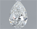 Diamante Natural 0.40 quilates, De pera , Color E, claridad VVS1 y certificado GIA