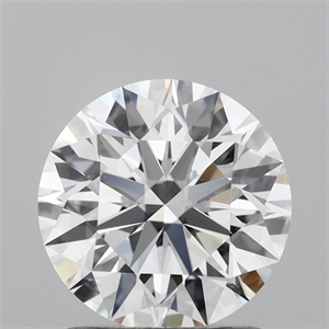 Picture of Lab Grown Diamond 1.29 Carats, Round with Ideal Cut, D Color, VS1 Clarity and Certified by IGI