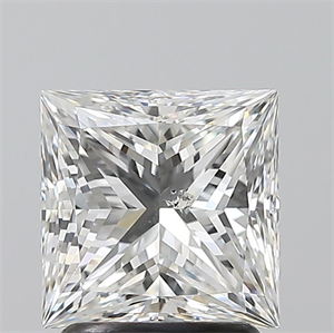 Foto Diamante Natural 2.01 quilates, Princesa , Color G, claridad SI2 y certificado GIA de