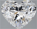 Natural Diamond 2.01 Carats, Heart with  Cut, D Color, IF Clarity and Certified by GIA