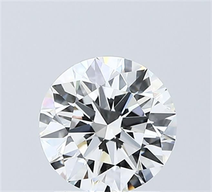 Picture of Lab Grown Diamond 1.54 Carats, Round with Ideal Cut, F Color, VVS2 Clarity and Certified by IGI