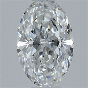 Picture of Natural Diamond 0.53 Carats, Oval with  Cut, E Color, VS1 Clarity and Certified by GIA