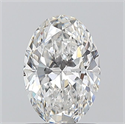 Diamante Natural 1.00 quilates, Ovalado , Color E, claridad SI1 y certificado GIA