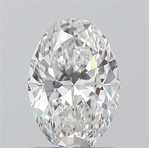 Foto Diamante Natural 1.00 quilates, Ovalado , Color E, claridad SI1 y certificado GIA de