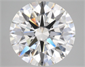 Lab Grown Diamond 5.20 Carats, Round with Ideal Cut, G Color, VS1 Clarity and Certified by IGI