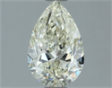 Diamante Natural 1.00 quilates, De pera , Color J, claridad SI1 y certificado IGI