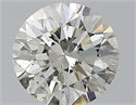 Natural Diamond 1.02 Carats, Round with Excellent Cut, J Color, SI2 Clarity and Certified by GIA