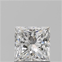 Natural Diamond 1.03 Carats, Princess with  Cut, H Color, VVS1 Clarity and Certified by GIA