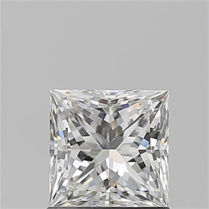 Picture of Natural Diamond 1.03 Carats, Princess with  Cut, H Color, VVS1 Clarity and Certified by GIA
