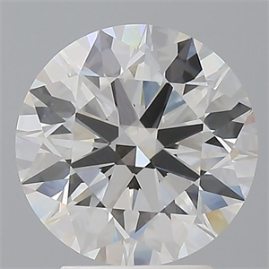 Picture of Lab Grown Diamond 3.09 Carats, Round with Ideal Cut, E Color, VVS2 Clarity and Certified by IGI