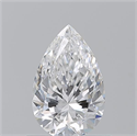 Natural Diamond 0.70 Carats, Pear with  Cut, E Color, SI1 Clarity and Certified by GIA