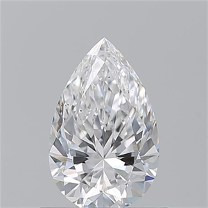 Picture of Natural Diamond 0.70 Carats, Pear with  Cut, E Color, SI1 Clarity and Certified by GIA