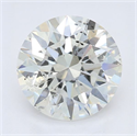 Diamante Natural 1.50 quilates, Redondo , Color H, claridad SI2 y certificado GIA