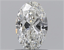 Diamante Natural 0.70 quilates, Ovalado , Color G, claridad SI1 y certificado GIA