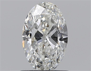 Foto Diamante Natural 0.70 quilates, Ovalado , Color G, claridad SI1 y certificado GIA de