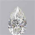 Natural Diamond 0.71 Carats, Pear with  Cut, H Color, VS2 Clarity and Certified by GIA