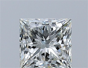 Foto Diamante Natural 0.60 quilates, Princesa , Color J, claridad VS2 y certificado GIA de