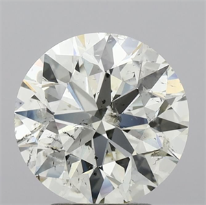 Foto Diamante Natural 3.01 quilates, Redondo , Color J, claridad SI2 y certificado IGI de