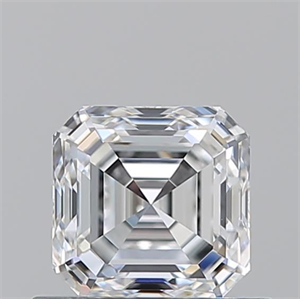 Picture of Natural Diamond 0.71 Carats, Asscher with  Cut, E Color, VS1 Clarity and Certified by GIA