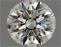 Diamante Natural 0.72 quilates, Redondo , Color K, claridad VVS2 y certificado GIA