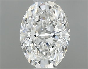 Picture of Natural Diamond 0.41 Carats, Oval with  Cut, E Color, IF Clarity and Certified by GIA