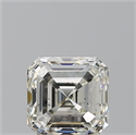 Natural Diamond 1.50 Carats, Asscher with  Cut, K Color, SI1 Clarity and Certified by GIA