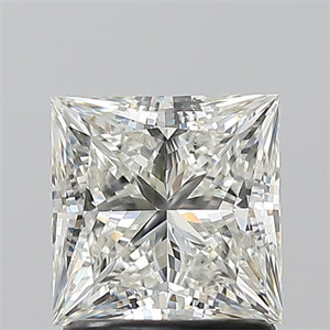 Picture of Natural Diamond 1.56 Carats, Princess with  Cut, I Color, SI2 Clarity and Certified by GIA
