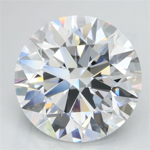 Picture of Lab Grown Diamond 3.33 Carats, Round with Excellent Cut, D Color, VVS1 Clarity and Certified by GIA