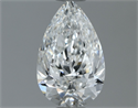 Natural Diamond 0.83 Carats, Pear with  Cut, G Color, IF Clarity and Certified by GIA