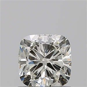 Foto Diamante Natural 0.90 quilates, Del cojín , Color L, claridad VVS1 y certificado GIA de
