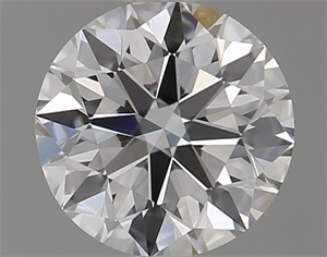 Picture of Natural Diamond 0.76 Carats, Round with Excellent Cut, D Color, VVS1 Clarity and Certified by GIA