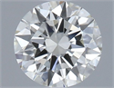 Diamante Natural 0.50 quilates, Redondo , Color H, claridad VVS2 y certificado IGI